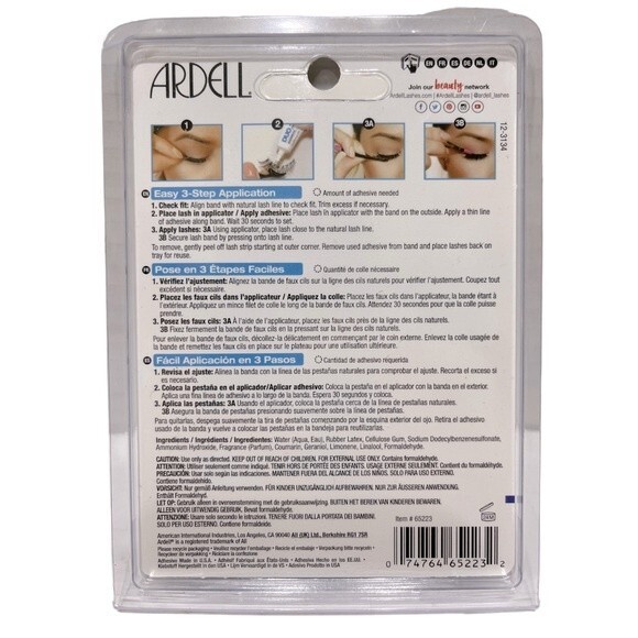 Ardell Deluxe Pack Black 120 Demi Black Lashes - Picture 2 of 3